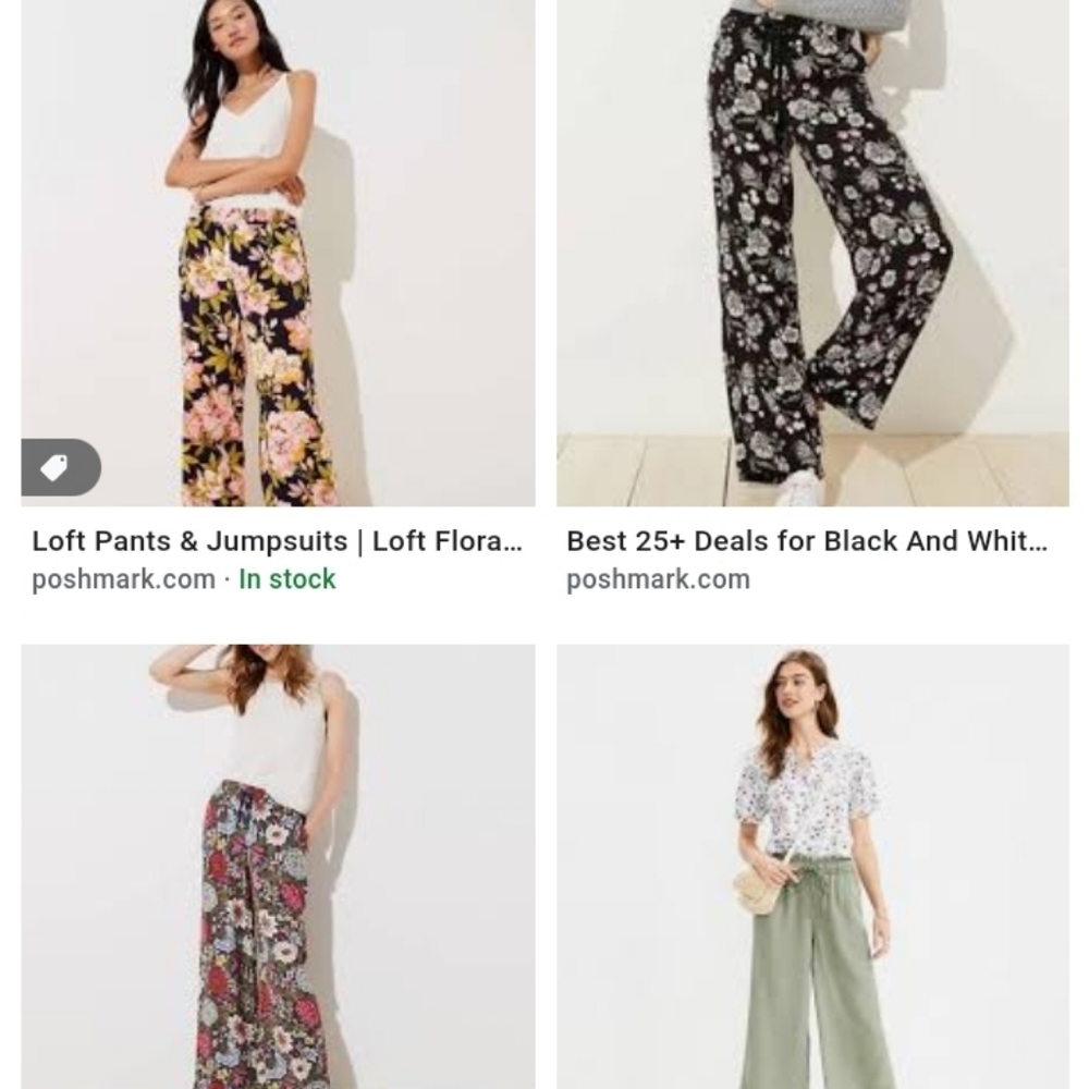 Wide leg pull on pant